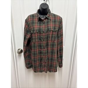 Vintage Denim‎ Supply Ralph Lauren Plaid Button Down Shirt - size L